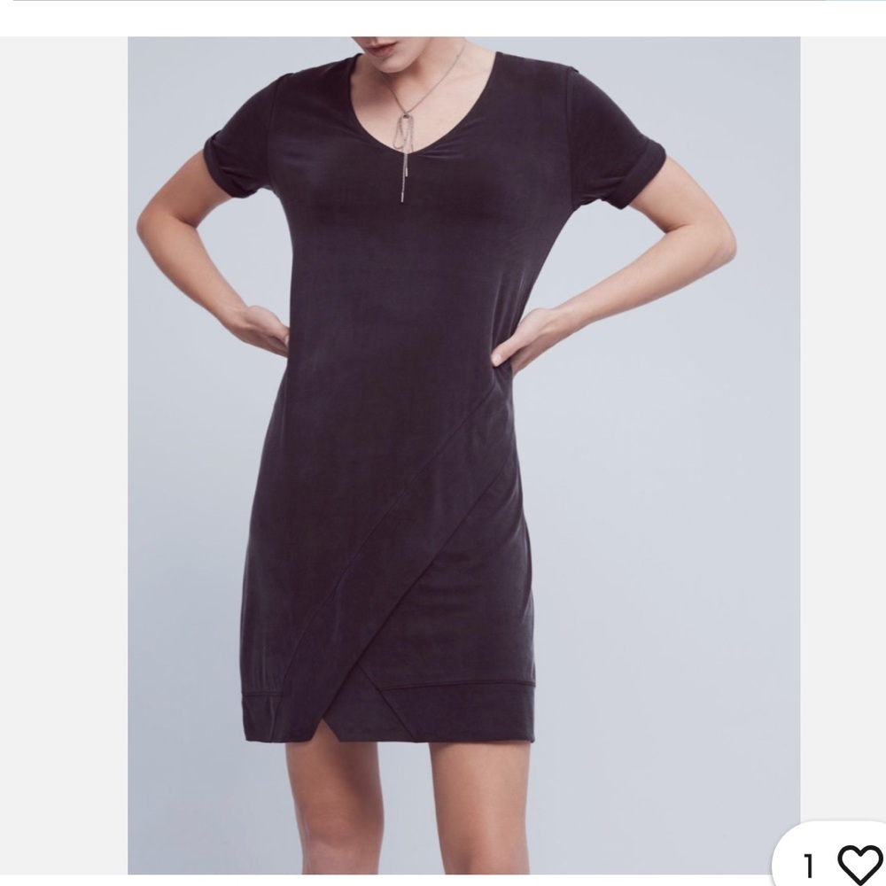 .Anthropologie  Dolan Left Coast Collection  Black Noir Dress  Size Small